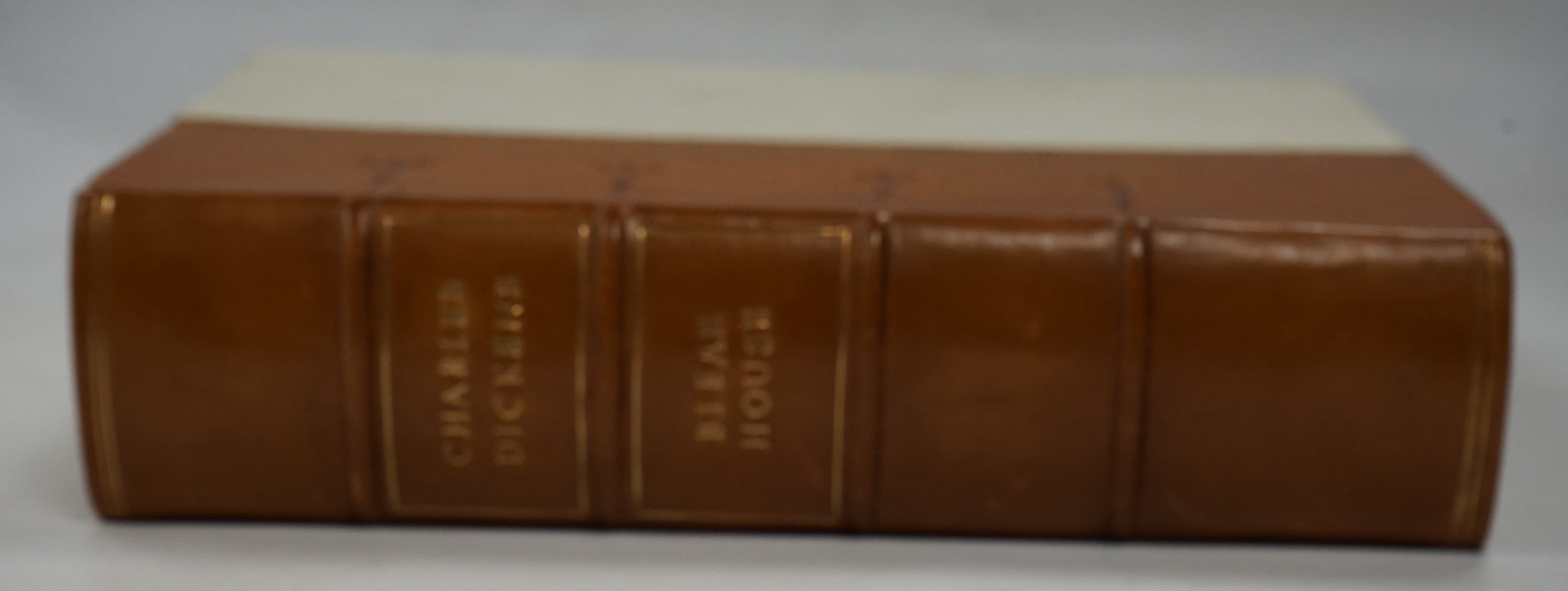 Dickens, Charles - Bleak House. First Edition illustrated by H.K. Browne (Phiz), published by Bradbury and Evans, London, 1853. Finely bound in modern calf over cream boards, raised bands with gilt lettering, pp.xvi 624p